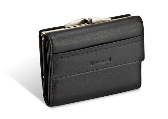 Portfel damski Valentini Black & Red Diamond 264 czarny