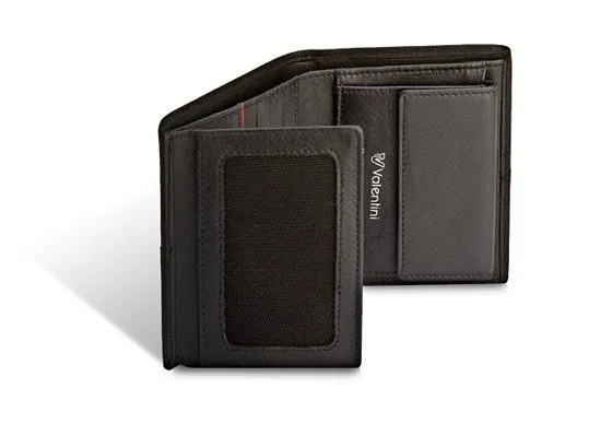 Portfel męski Valentini Black & Red Diamond 115 czarny