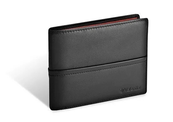 Portfel męski Valentini Black & Red Diamond 274 czarny