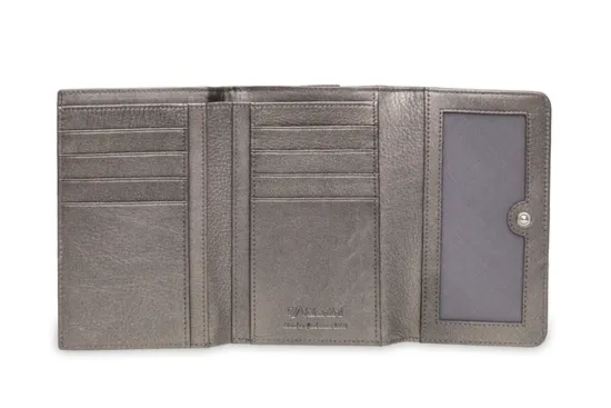 Portfel damski Valentini Metallic P62 srebrny