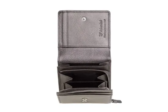 Portfel damski Valentini Metallic 123 srebrny