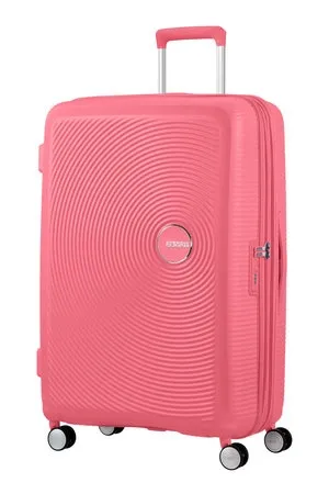 Walizka American Tourister Soundbox 77cm powiększana różowa