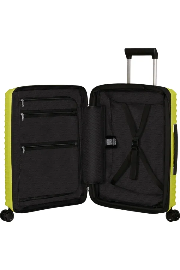 Walizka kabinowa Samsonite Upscape 55cm powiększana limonkowa