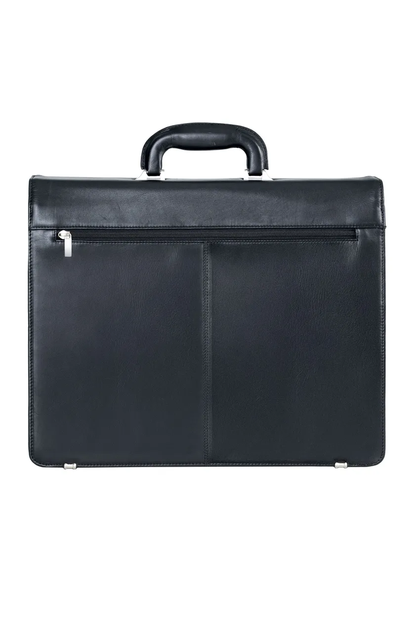 Teczka skórzana Valentini Ambassador 605 czarna