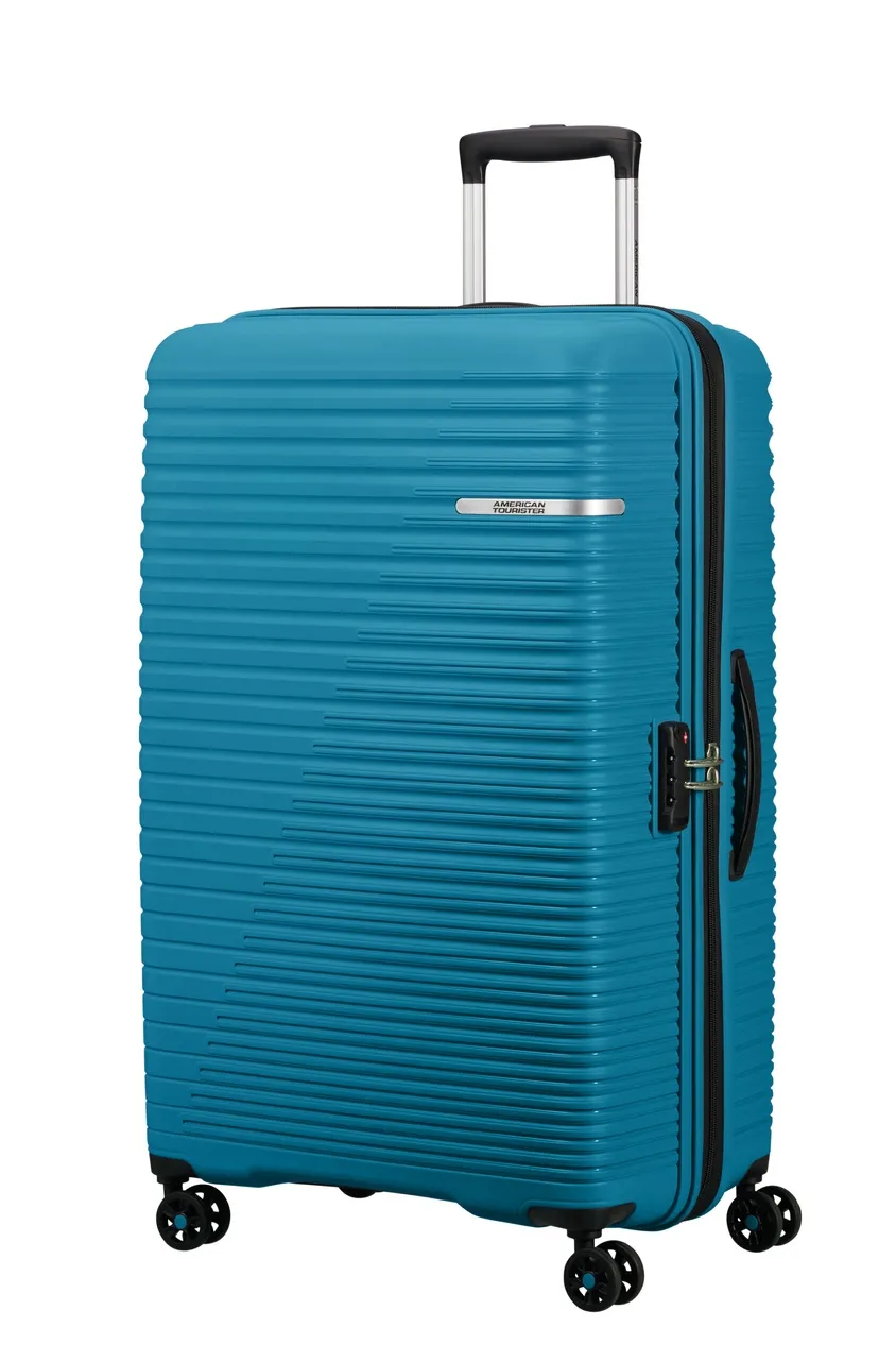 Walizka American Tourister Liftoff 79cm powiększana niebieska