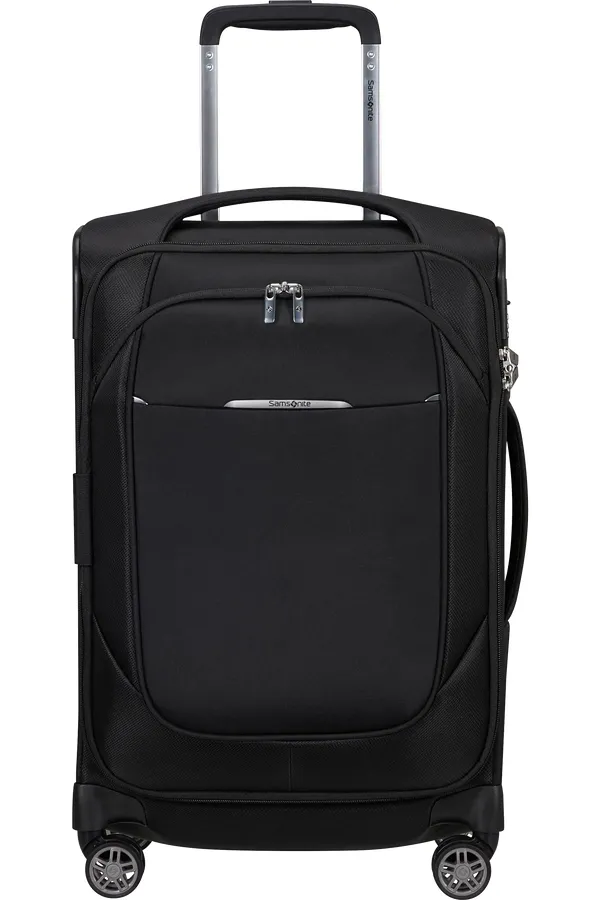 Walizka Samsonite Re-Lite 55cm slim powiększana czarna