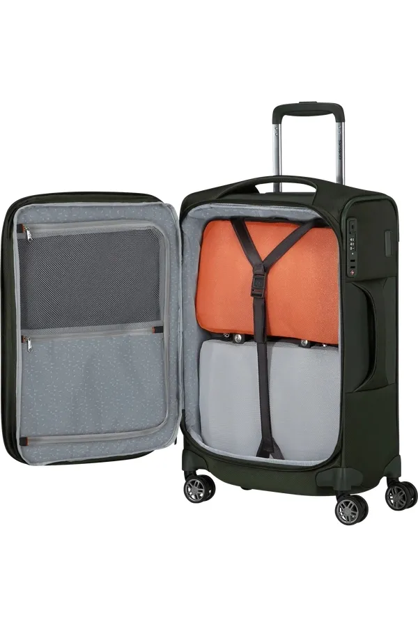 Walizka Samsonite Re-Lite 55cm slim powiększana zielona