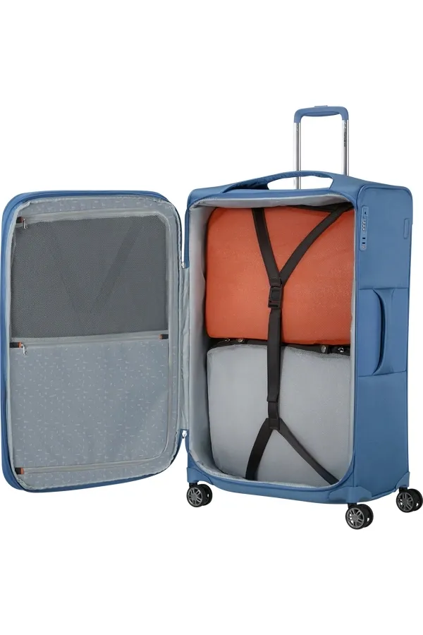 Walizka Samsonite Re-Lite 78cm powiększana niebieska