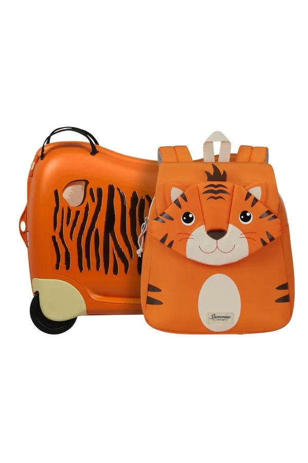 Zestaw walizka i plecak Samsonite tygrys