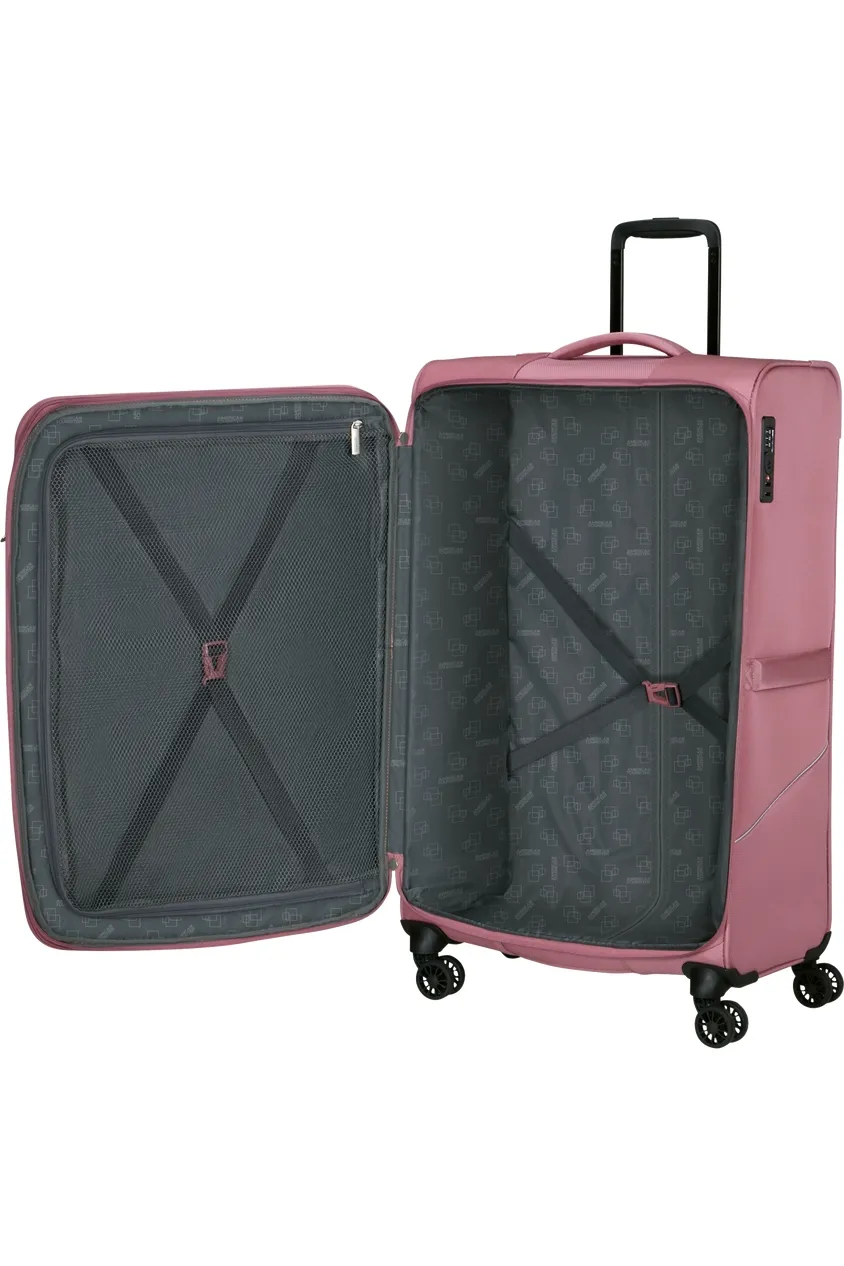 Walizka American Tourister Summerride 80cm powiększana różowa