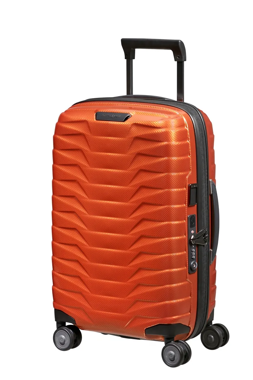 Walizka kabinowa Samsonite Proxis 55cm powiększana pomarańczowa