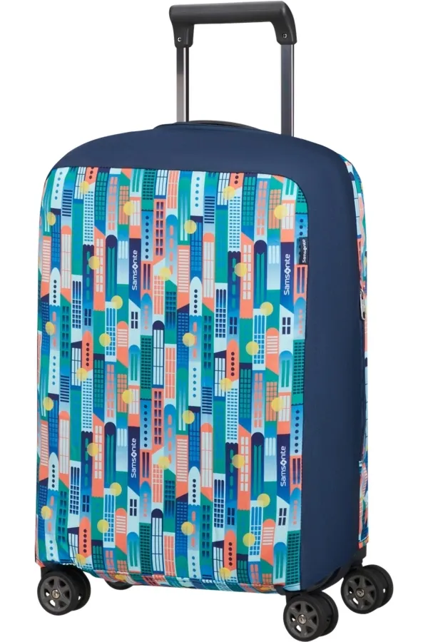 Pokrowiec na walizkę Samsonite S miejski print