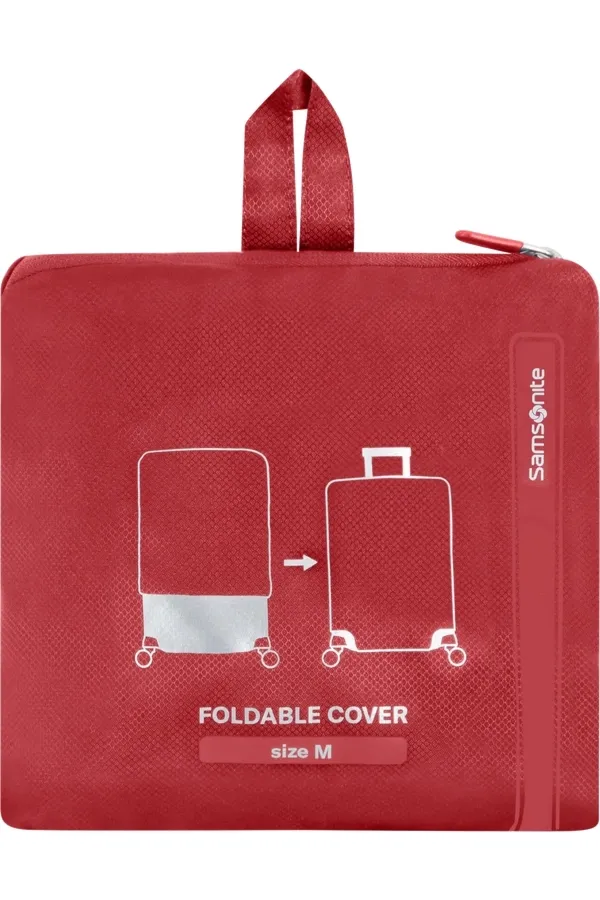 Pokrowiec na walizkę Samsonite M czerwony