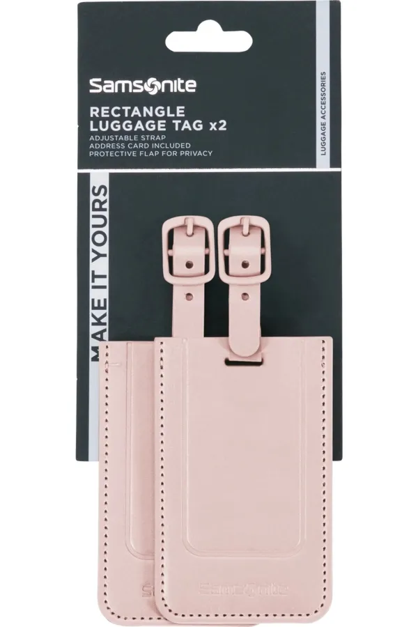 Przywieszka bagażowa x2 Samsonite różowa