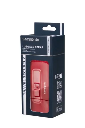 Pas bagażowy Samsonite 50mm czerwony