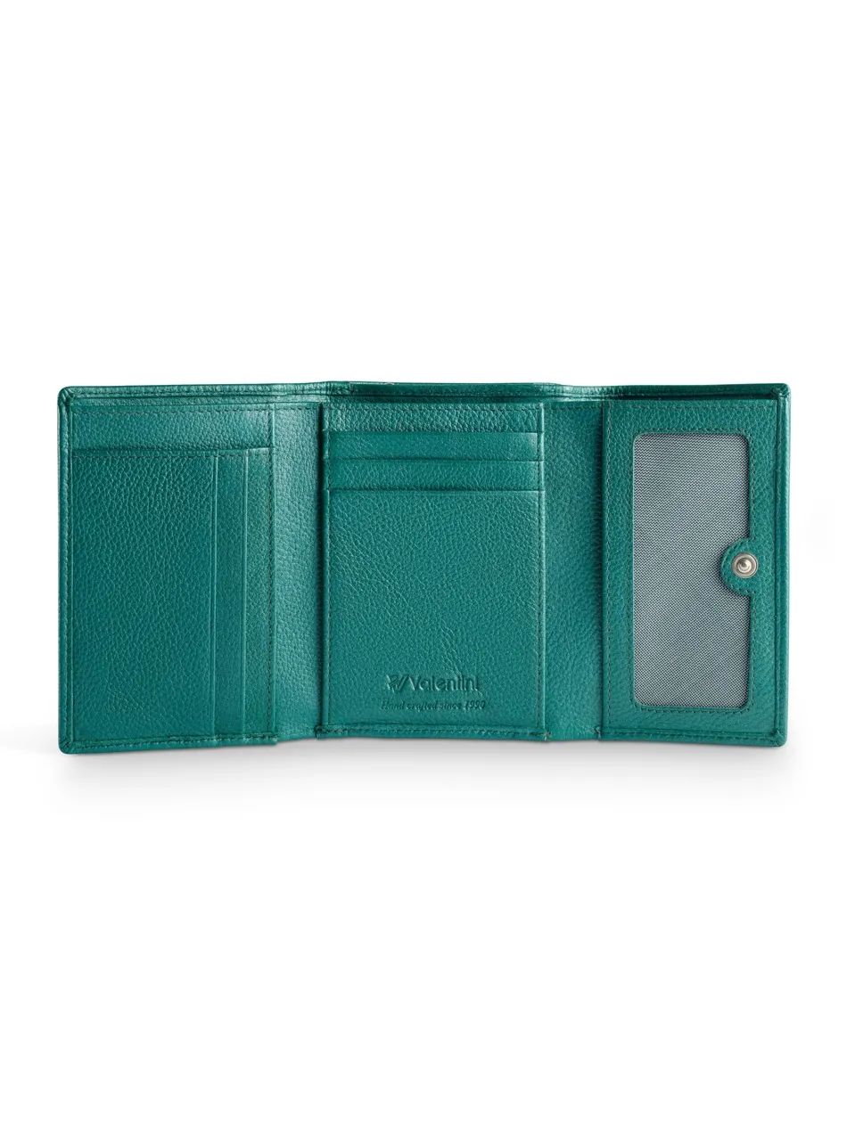 Portfel damski Valentini Metallic 445 zielony