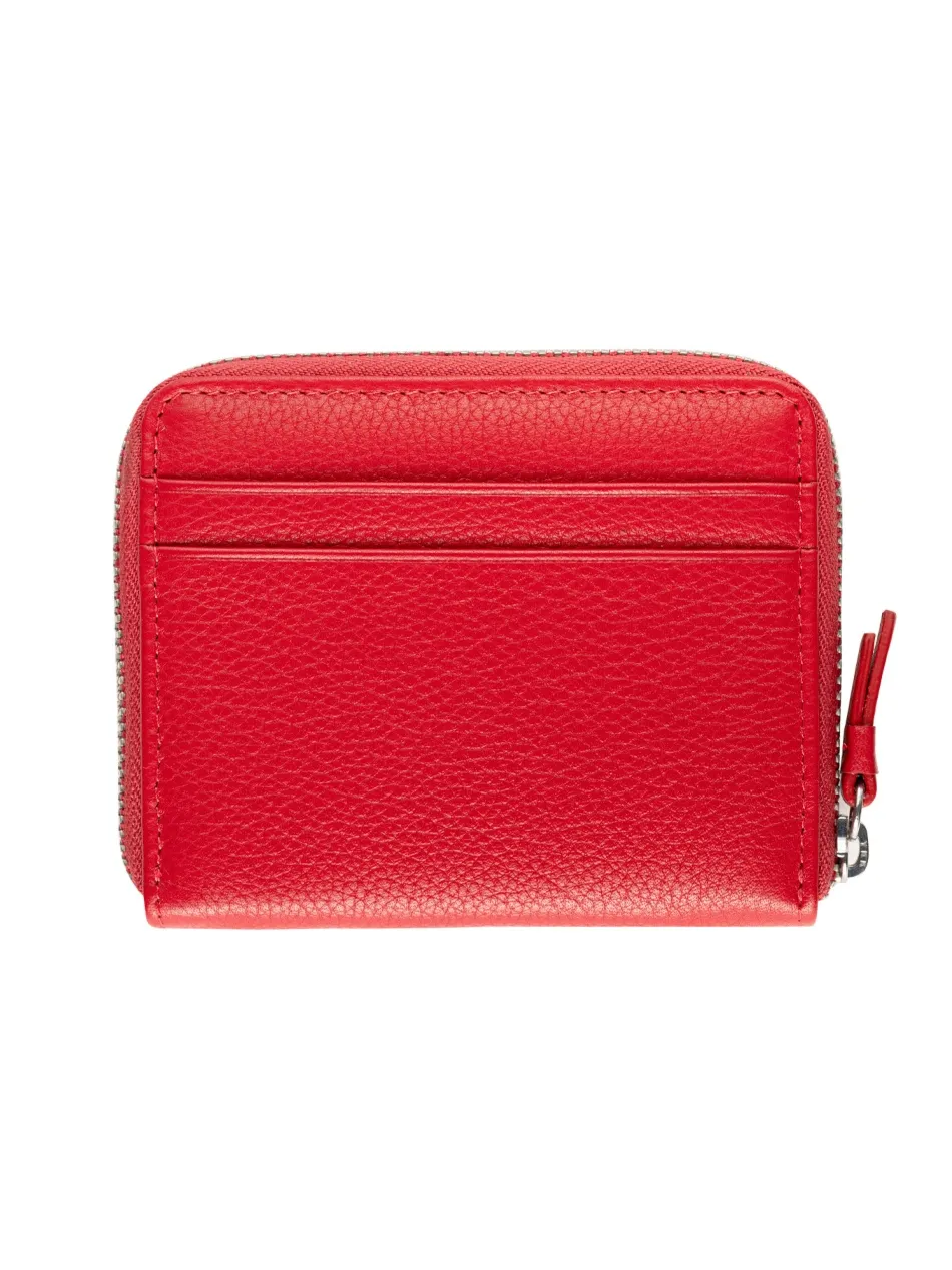 Portfel damski Valentini Metallic 127 czerwony