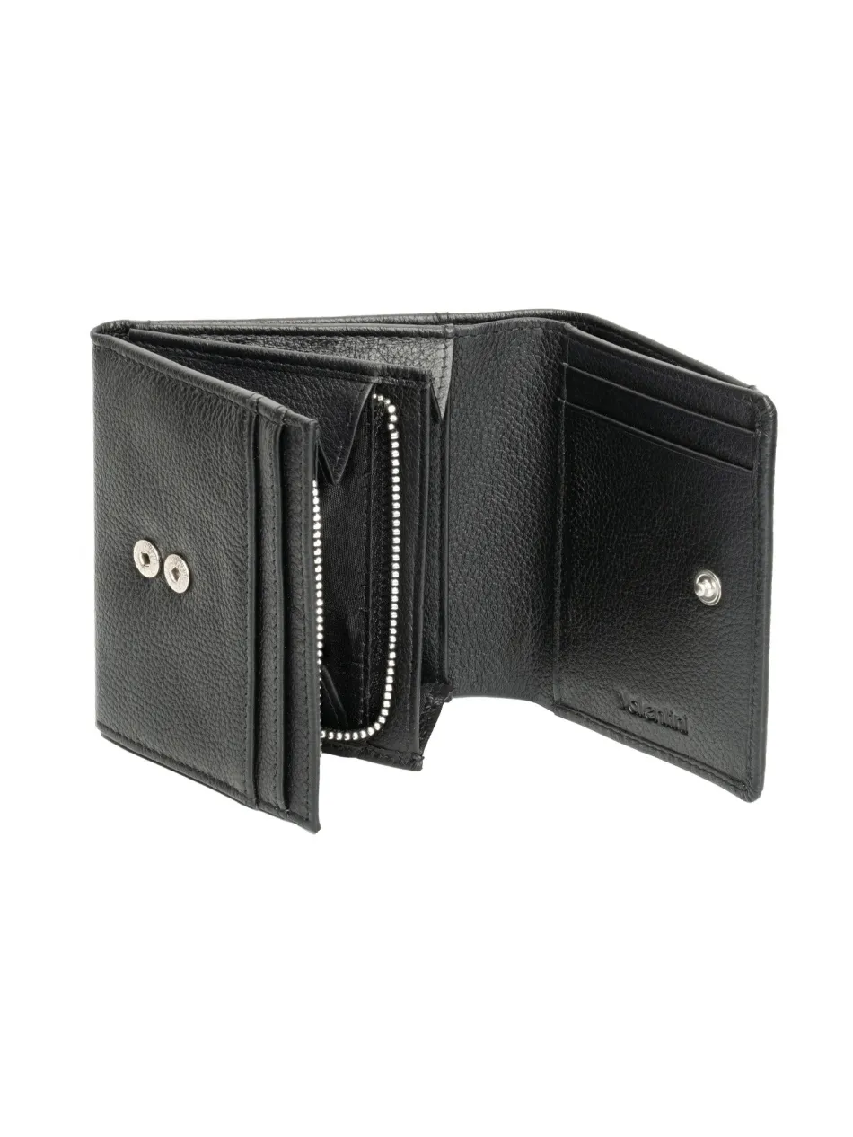 Portfel damski Valentini Metallic 123 czarny