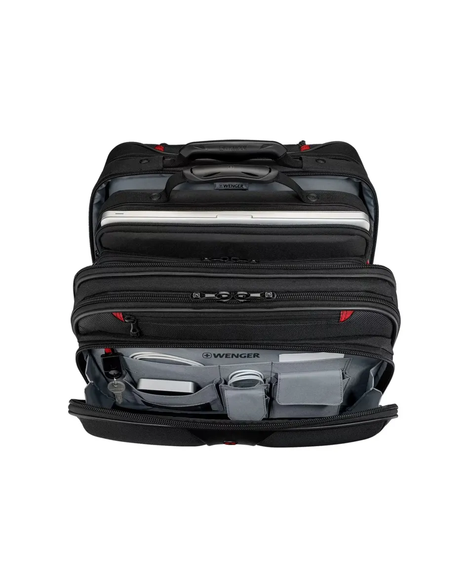 Torba na laptopa na kółkach WENGER Patriot 17" Black