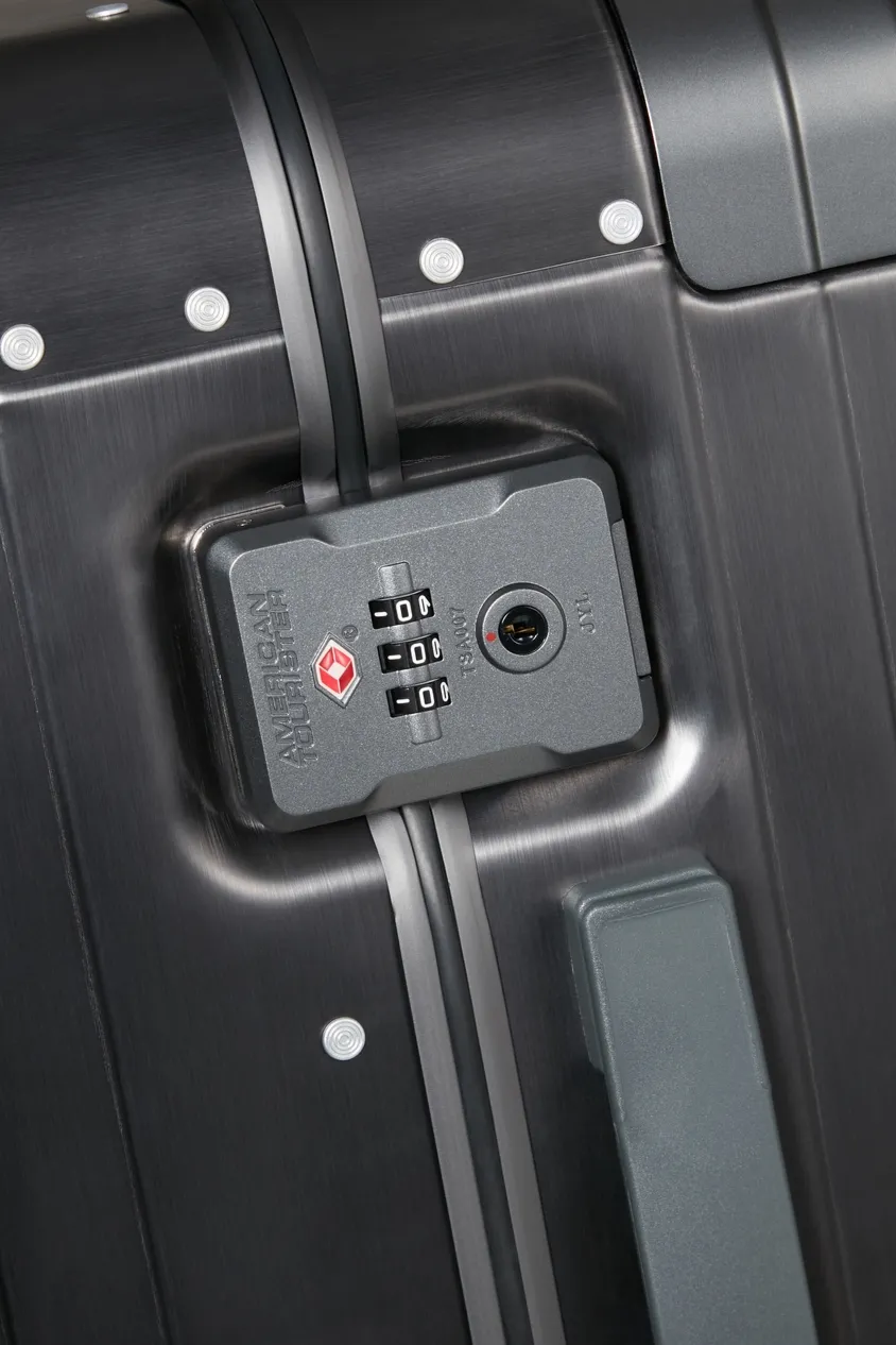 Walizka kabinowa American Tourister Soundbox Alu 55cm antracytowa