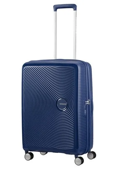 Walizka  American Tourister Soundbox  67cm powiększana granatowa