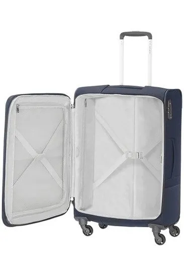 Walizka Samsonite Base Boost 78cm powiększana granatowa