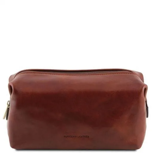 Tuscany Leather Smarty - skórzana kosmetyczka - rozmiar S , kolor brązowy TL141220