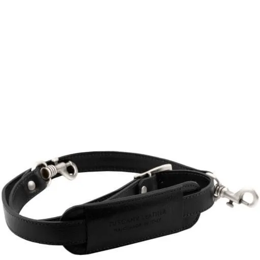Tuscany Leather TL Voyager - regulowany pasek na ramię do torby , kolor czarny TL141929