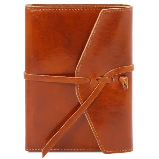 Tuscany Leather Skórzany notatnik / notes, kolor miodowy TL142027