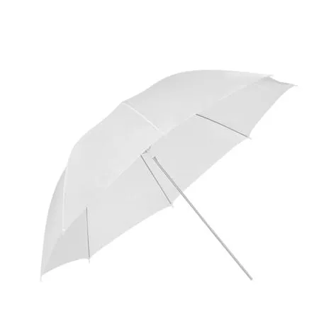 GlareOne Parasolka transparentna, biała, 90cm