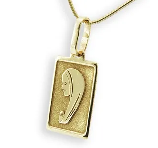 Medalik z żółtego złota MED-1-2