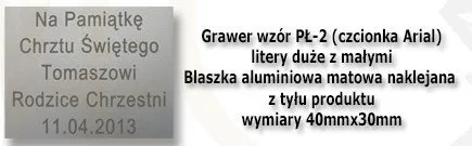 Grawer płytka wzór PŁ-2