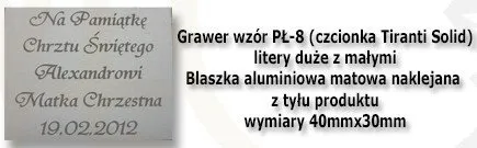 Grawer płytka wzór PŁ-8