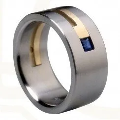 HADRYŚ "Carre z szafirem"