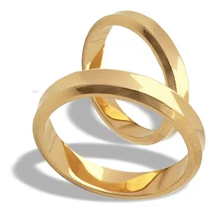 Obrączka z żółtego złota ŁK-08-m