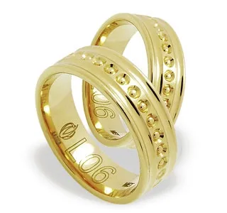 Obrączka z żółtego złota ŁL-06Z-EXTRA light-k