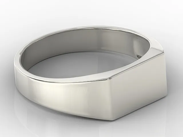 Sygnet z białego złota SJ-25B