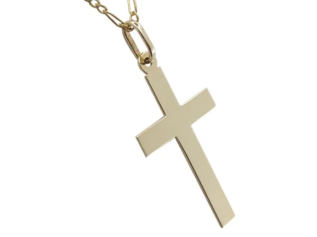 Krzyż z żółtego złota WEC-Z-KRZYŻ-8