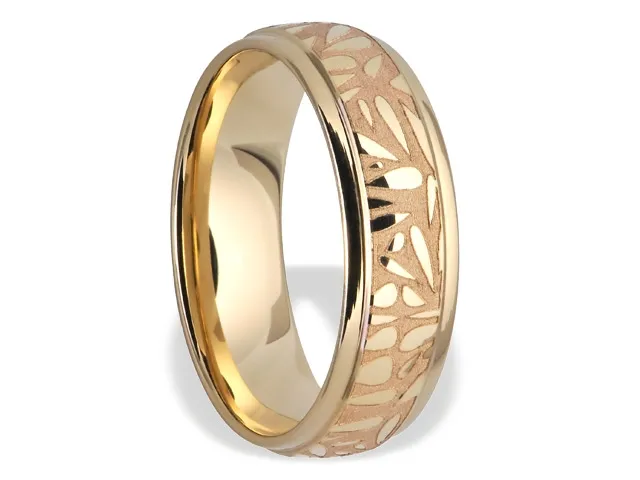 Obrączka z żółtego złota ŁN-02Z-EXTRA light-k