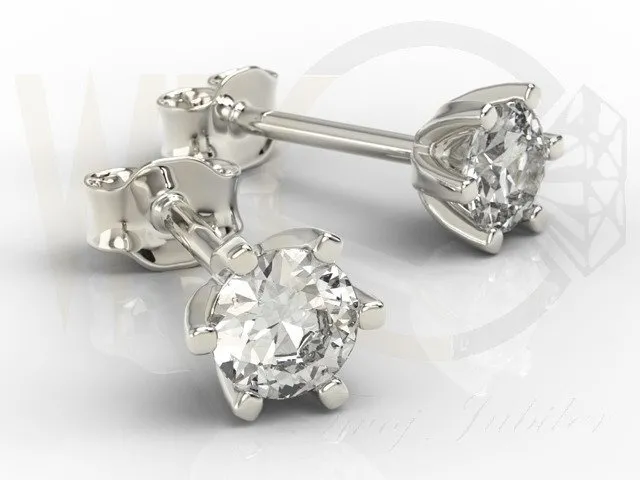 Zestaw: Pierścionek, kolczyki, wisiorek z białego złota z cyrkoniami LP-8027B-C-ZEST