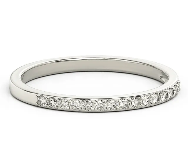 Pierścionek z białego złota z cyrkoniami BP-7915B-K15-1,3/0,01-C