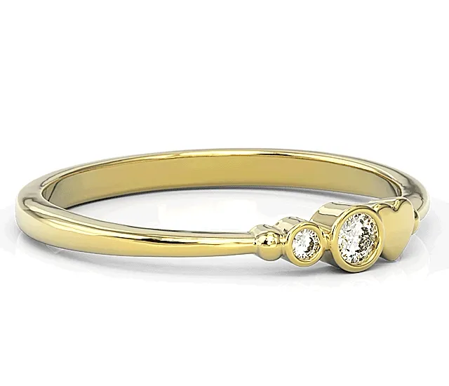 Pierścionek z żółtego złota z cyrkoniami Swarovski BP-6807Z-C