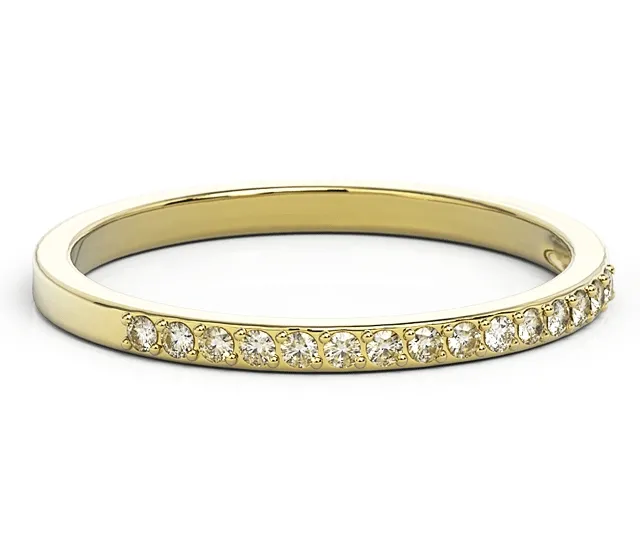 Pierścionek z żółtego złota z brylantami BP-7915Z-K15-1,3/0,01-F/VS