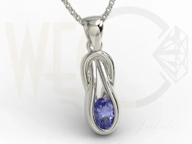 Zestaw: pierścionek, kolczyki i wisiorek z białego złota z tanzanitem BP-69B-ZESTAW