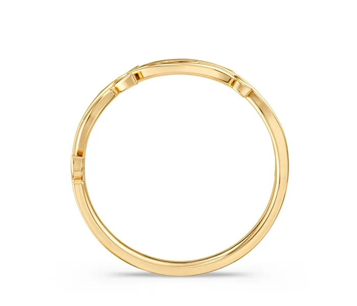 Pierścionek z żółtego złota ze szmaragdami CP-61Z