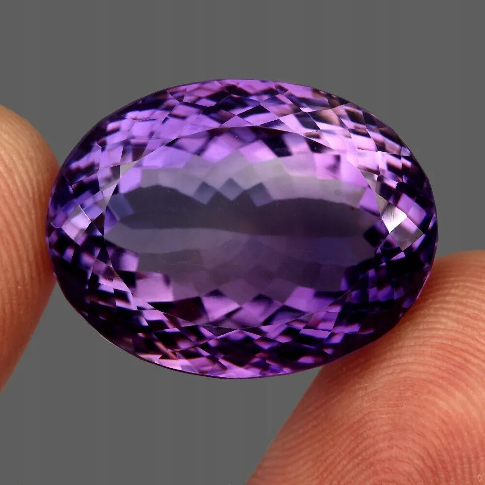 Ametyst kamień naturalny IF 55.24ct ogromny