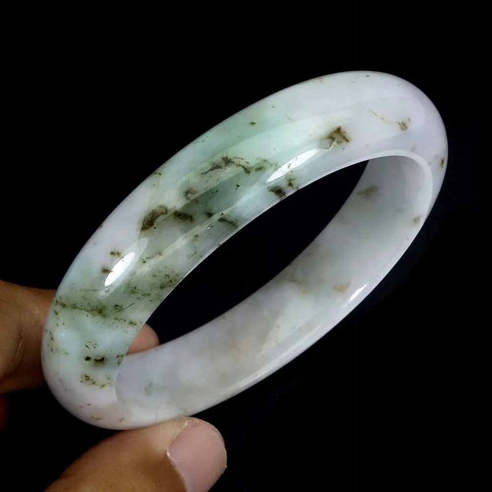 Artystyczna bransoletka 355ct jadeit naturalny kamień śr. 5.7cm