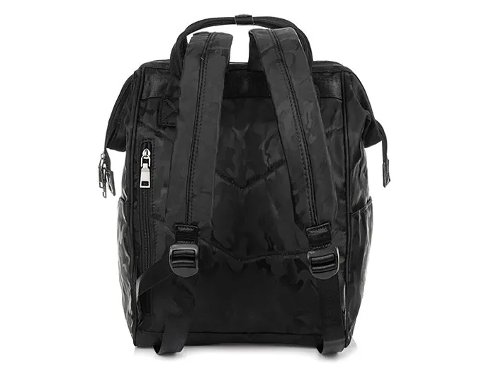 Harold's moro-szary plecak torba na laptopa Wodooporny szaro-srebrny plecak od Harold's w militarnym stylu, idealny do transportu laptopa