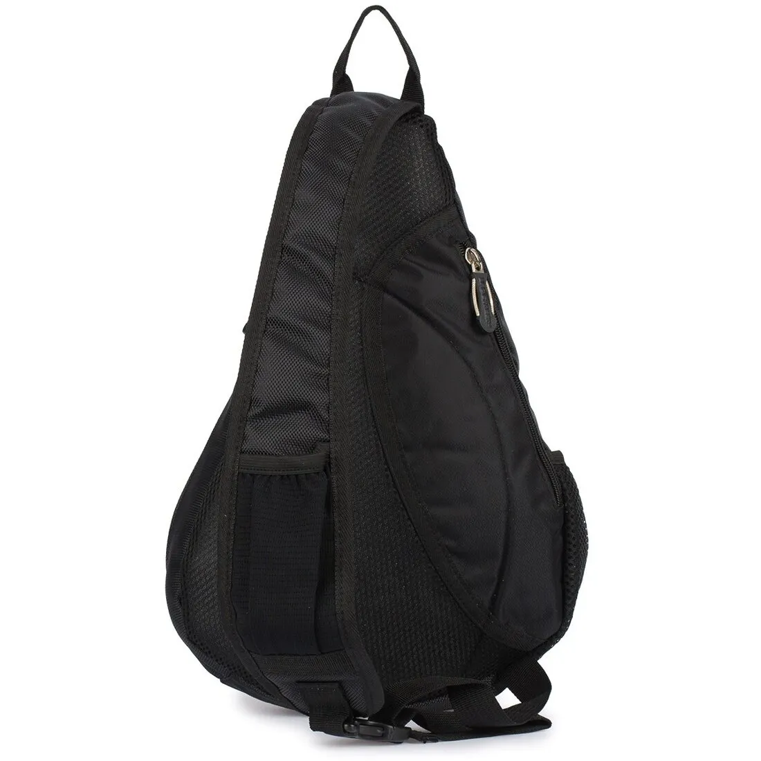 Lekki plecak sportowy Bag Street w kolorze czarnym, przeznaczony na ramię, idealny do biegania i jazdy na rowerze