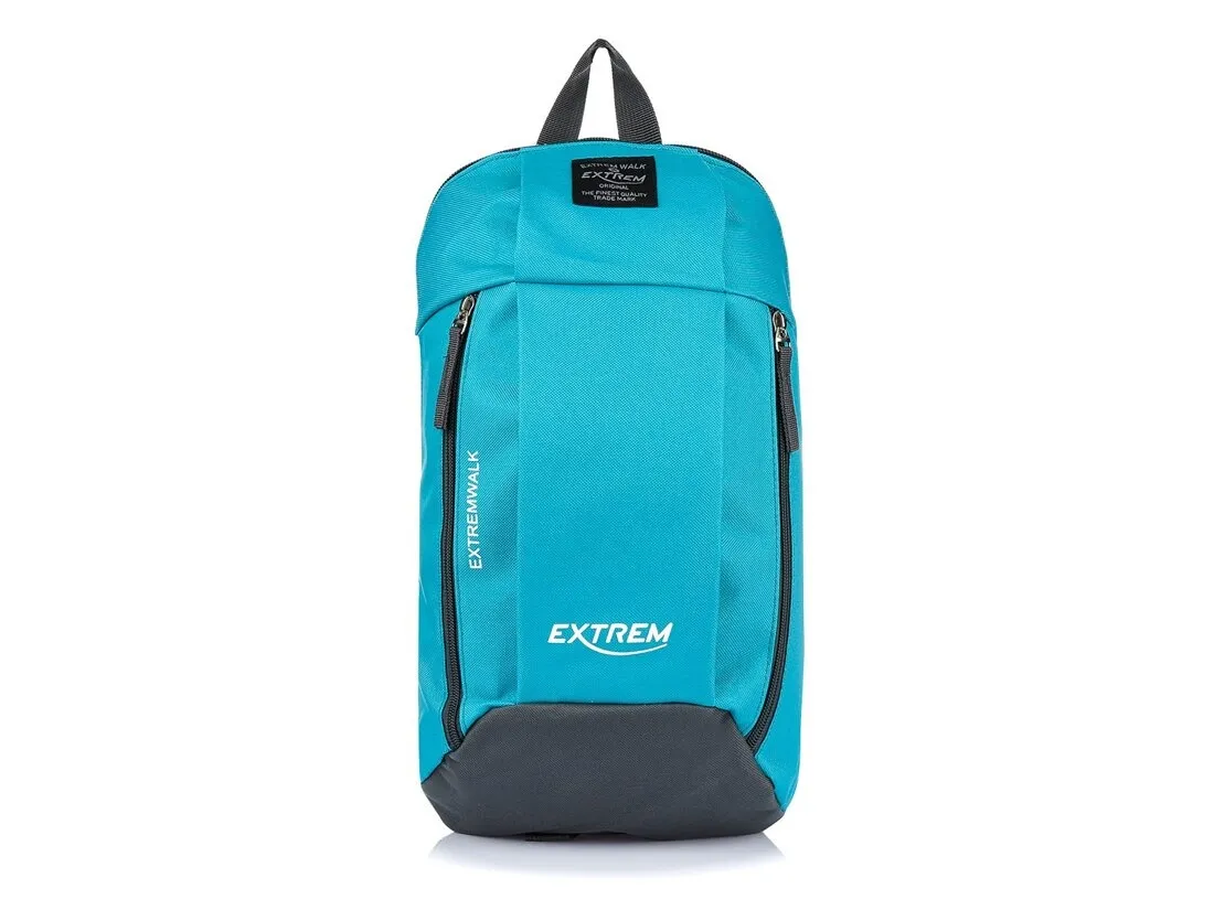 Turkusowy Mały plecak sportowy Bag Street, idealny do aktywności fizycznych i codziennego użytku